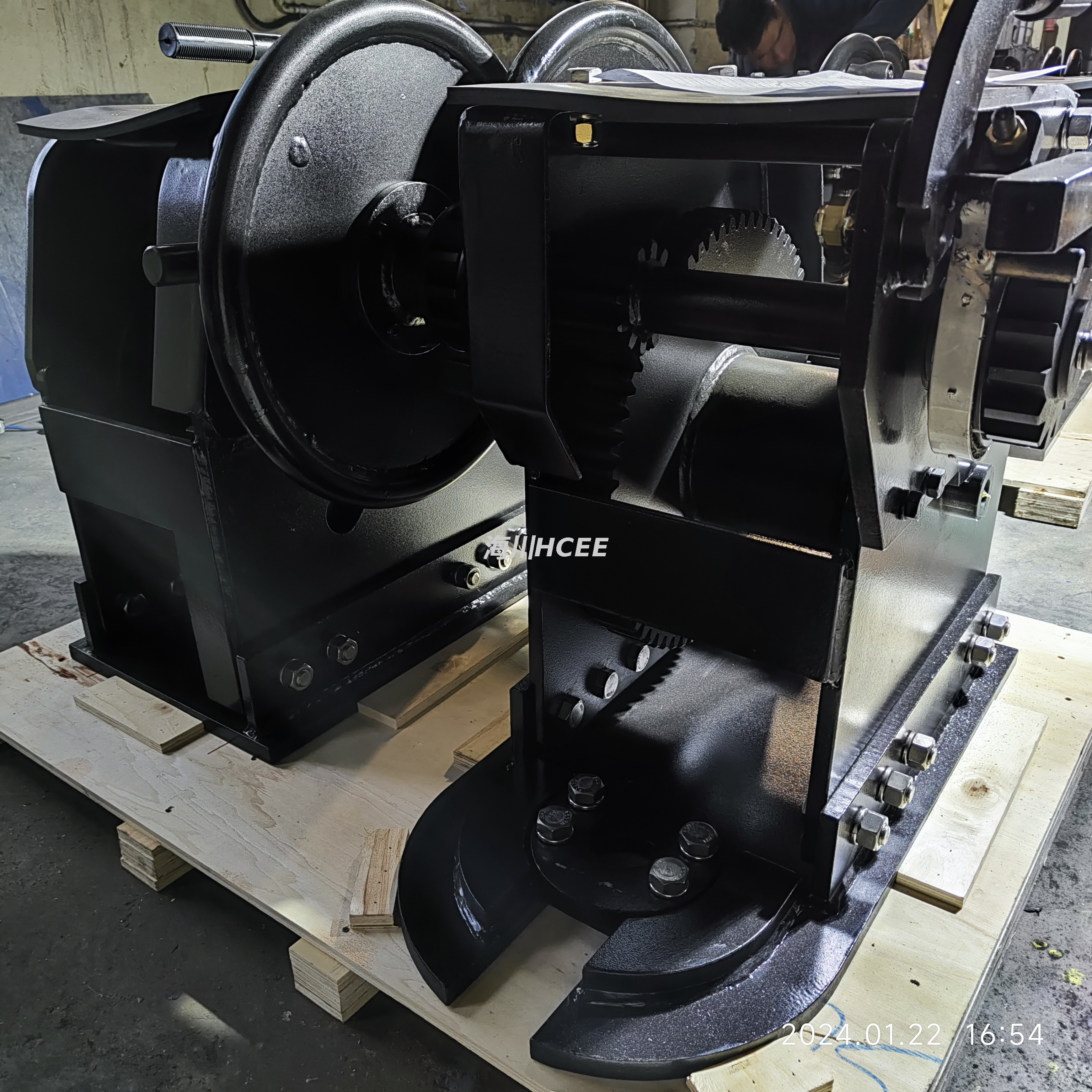40 تنی با مشخصات پایین D-Ring Mount Winch